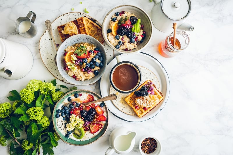 Greek Yogurt Parfait with Savory Toppings